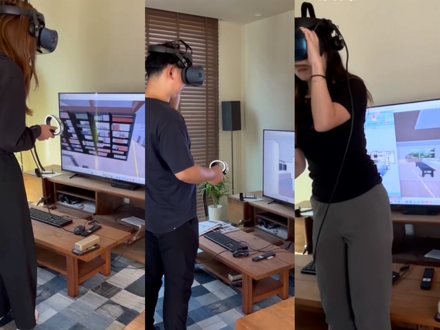 ショールームでVR体験ができます